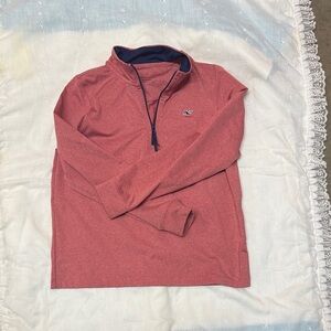 Vineyard Vines kids salmon Quarter-Zip Pullover size 7